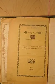 تعليقات على حاشية مصلح الدين الللاري على شرح قاضيمير