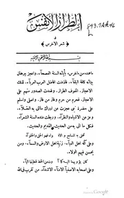 الطراز الأنفس في شعر الأخرس كتاب صيغة 489