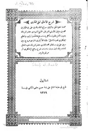 شرح الأمالي لعلي القاري كتاب صيغة 1577