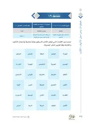نشاط 19 بناء كتاب وفق منهجية خطوات التأليف
