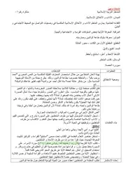 مذكرات في التربية الإسلامية للسنة 1 ابتدائي إعداد أم لجين