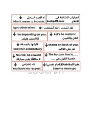 العبارات الشائعة فى الافلام الاجنبية مع الترجمة ( 1)