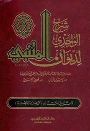 شرح الواحدي لديوان المتنبي الشاميات أو أشعار الصبا
