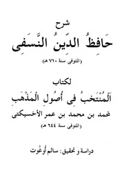 شرح النسفى على منتخب الحسامى