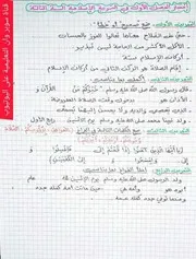 ثلاث نماذج لاختبارات الفصل الأول في مادة التربية الاسلامية للثالثة ابتدائي
