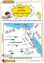 مراجعة دراسات خامسة ابتدائي ترم اول 2021