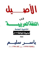 اساسيات البلاغة للصف الثالث الثانوى 2021 مستر ياسر سليم
