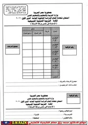 حل امتحان التربية الدينية المسيحية الثانوية العامة 2021 موقع الدكتور محمد رزق التعليمي