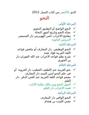 فهرس كتب النحو هذه