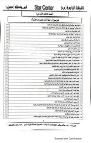 ملزمة المراجعه النهائيه أصول فقة (بابل شيت فقط)سامي الايمام