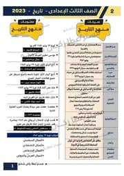 مراجعة دراسات اجتماعية تالتة اعدادي ترم تاني