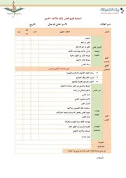استمارة تقييم مجلس تزكية الأسماء الحسنى