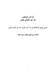 عَدُّ الآيِ المُلَخص