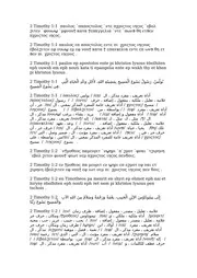 Timothy Coptic With Translation الرسالة الثانية للقديس بولس إلى تيموثاوس