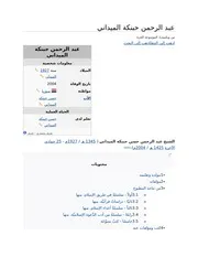 كتب عبد الرحمن حسن حبنكة - فكر اسلامي