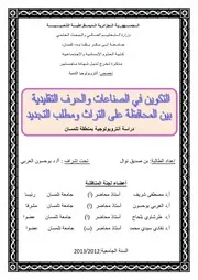 التكوين في الصناعات والحرف التقليدية بين المحافظة على التراث ومطلب التجديد