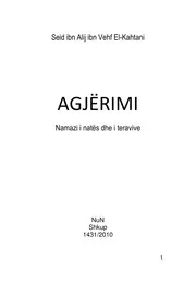Agjerimi Namazi I Nates Dhe I Teravive كتاب اسلامي مترجم اللغة الالبانية الالبانيه الألبانية