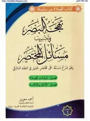 بهجة البصر في تقريب مسائل المختصر