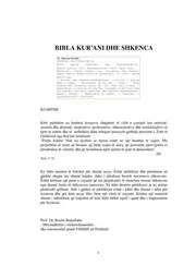Bible Quran Science كتاب اسلامي مترجم اللغة الالبانية الالبانيه الألبانية