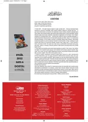 مجلة العالم الاسلامي İslam Dünyası Dergisi العدد السادس