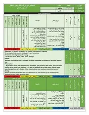 تحضير الاسبوع السادس Kg 2
