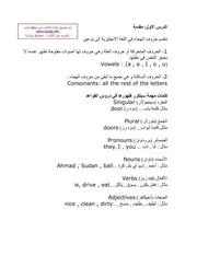 اساسيات في اللغة الانجليزية