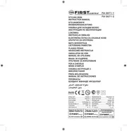 FA-5671-1 FA-5671-2 مكواة لتصفيف الشعر دليل - BM