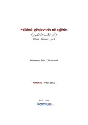 كتاب فتاوى فتاوي الفتاوى فتوى إسلامية مع الترجمة مترجم اللغة الالبانية الألبانية Ndikimi I Genjeshtres Ne Agjerim