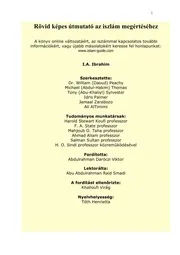 الدليل المصور الموجز لفهم الإسلام كتاب مترجم الى اللغة الهنجارية اللغه الهنجاريه 44