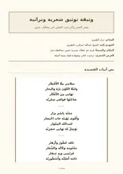 كتاب الأبيات الشعرية للشاعر نزار جمال الطيري