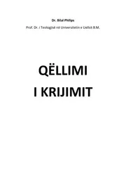 Qellimi Krijimit كتاب اسلامي مترجم اللغة الالبانية الالبانيه الألبانية
