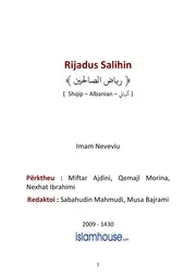 Riyad Alsaliheen كتاب اسلامي مترجم اللغة الالبانية الالبانيه الألبانية