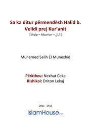 كتاب فتاوى فتاوي الفتاوى فتوى إسلامية مع الترجمة مترجم اللغة الالبانية الألبانية Sa Ka Ditur Permendesh Halid Bin Velidi Nga Kurani