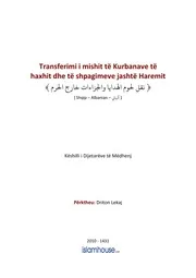 كتاب فتاوى فتاوي الفتاوى فتوى إسلامية مع الترجمة مترجم اللغة الالبانية الألبانية Transferimi I Kurbanave Te Haxhit Dhe Shpagimeve Jashte Haremit