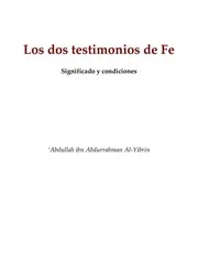 Los dos testimonios de Feالشهادتان معناهما وما تستلزمه كل منهما ( إسباني )