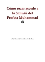 كيفية صلاة النبي صلى الله عليه وسلم ( إسباني )Cómo rezar acorde a la Sunnah del Profeta Muhammad