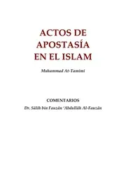 Actos de Apostasíaنواقض الإسلام ( إسباني )