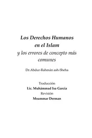 LOS DERECHOS HUMANOS EN EL ISLAM y los errores de concepto más comunes حقوق الإنسان في الإسلام والتصورات الخاطئة الشائعة ( إسباني )