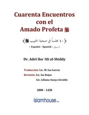 أربعون مجلساً في صحبة الحبيب صلى الله عليه وسلم ( إسباني )Cuarenta encuentros con el amado Profeta