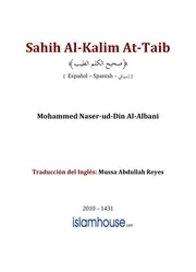 صحيح الكلم الطيب ( إسباني )Sahih Al-Kalim At-Taib