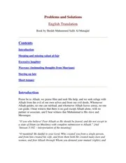شكاوى وحلول ( إنجليزي ) Problems and Solutions